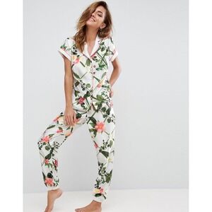 Ted Baker Secret Trellis Floral Pajama Set, Women's Size 8